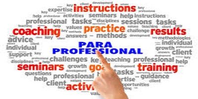 What is the meaning of paraprofessional-compressed