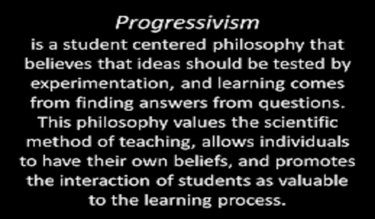 Progressivism in Philosophy of Education