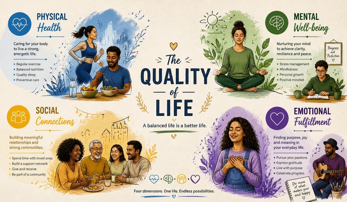 What is Quality of Life? 4 Types of Quality of Life with Real-Life Examples