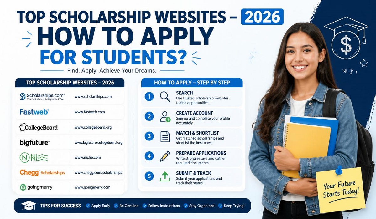 Discover Free Money: Top Scholarship Websites – 2026 How To Apply for Students?