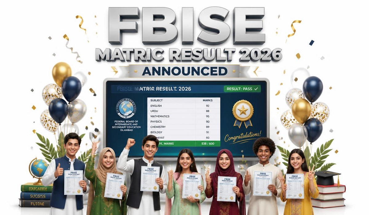 FBISE Matric Result 2026 Announced – Check 9th & 10th Class Results Online