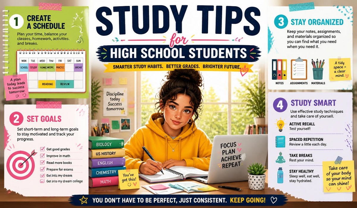 Level Up Your Learning: Fresh Study Tips for High School Students