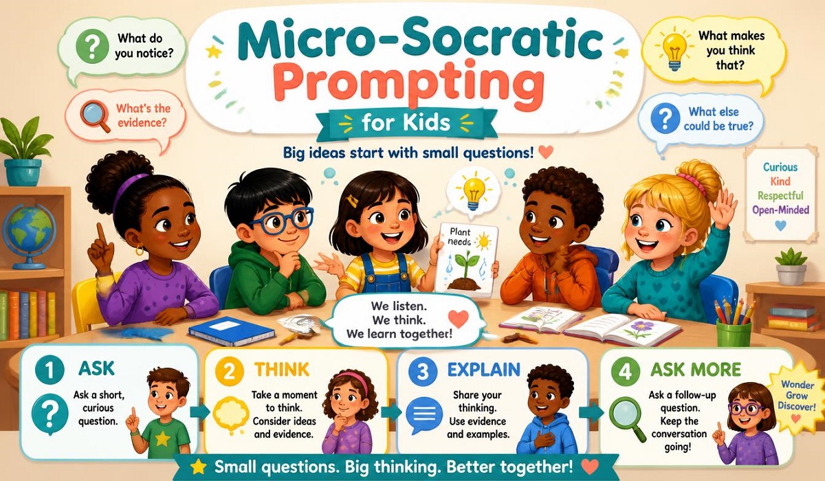 Micro-Socratic Prompting for Kids: The Secret to Raising Curious Thinkers